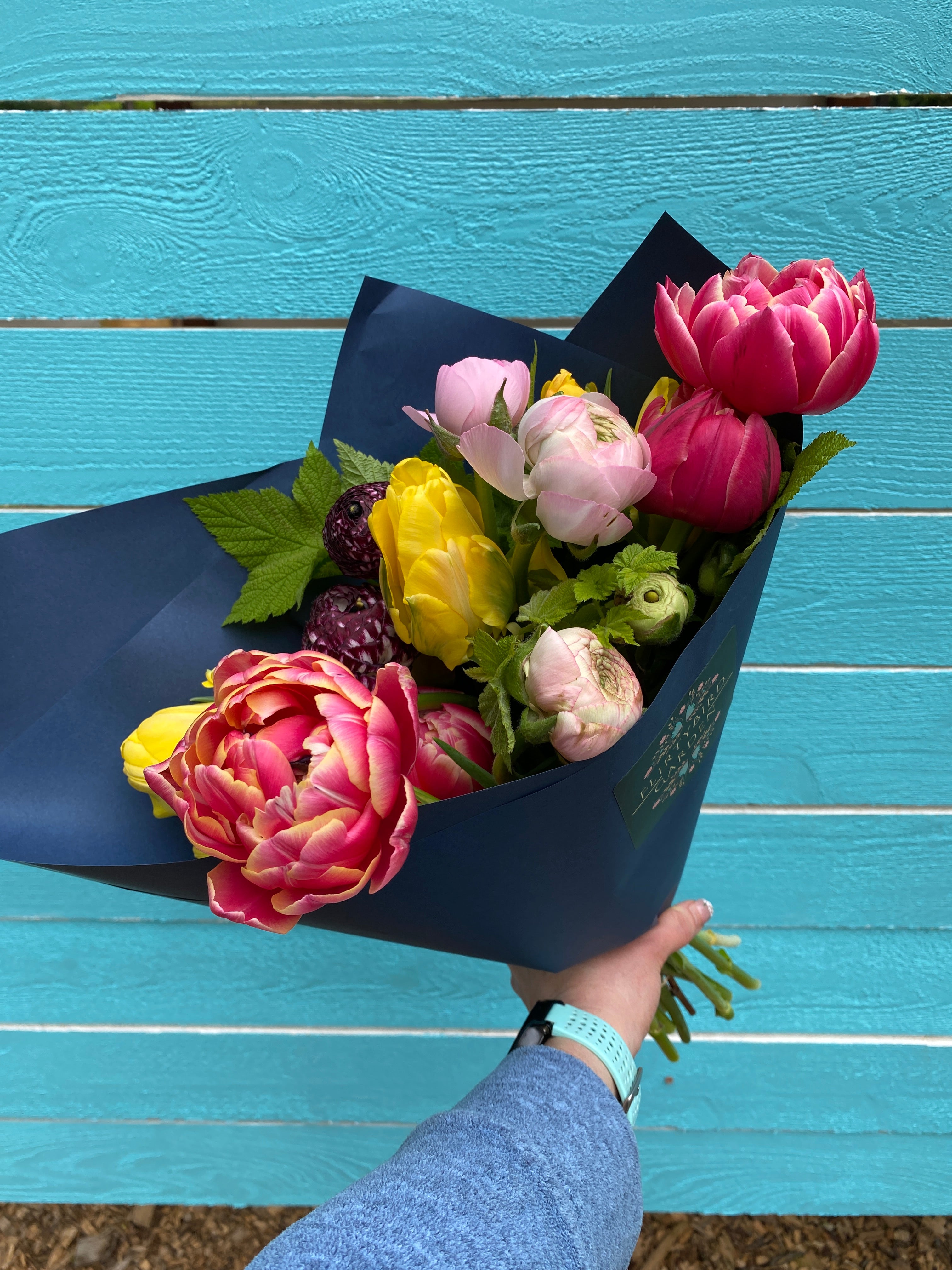 Mother’s Day Wrapped Bouquet